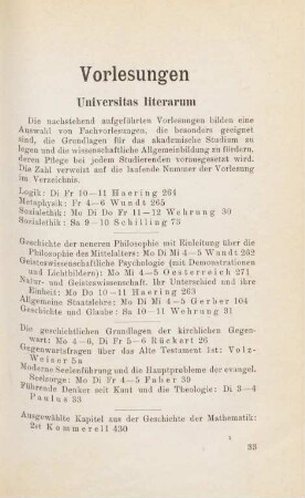 33-36, Universitas literarum