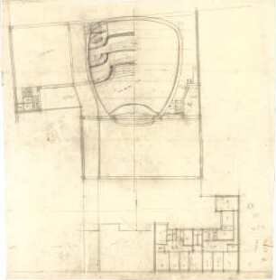 Hildebrand, Adolf von; München, Thersienstr.; Theaterbau - Grundriss