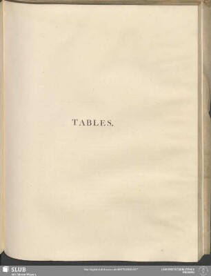 Tables