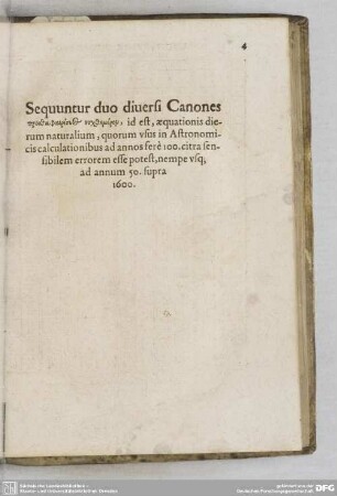Sequuntur duo diuesi Canones.