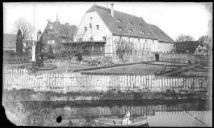 Oberwartha. Klostergut mit Teich