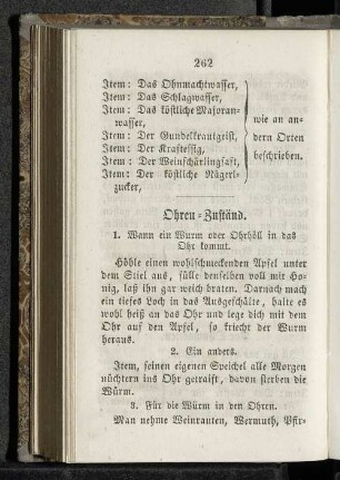 Ohren-Zuständ.