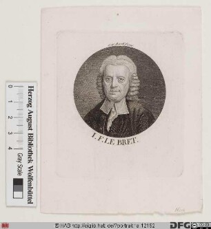 Bildnis Johann Friedrich Le Bret (Lebret)