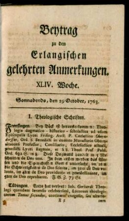 XLIV. Woche