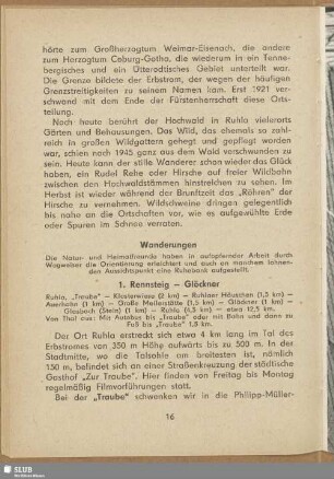 Wanderungen
