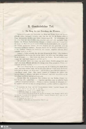 II. Geschichtlicher Teil