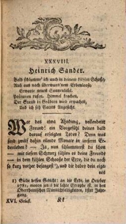 Neue Miscellaneen historischen, politischen, moralischen, auch sonst verschiedenen Inhalts. 16. 1783