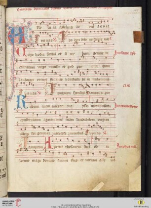 Terzantiphonen für die Sonn– und Festtage des Kirchenjahres
