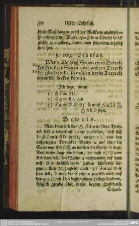 IIIter Lehrsatz, von Deckung der Dreyecke