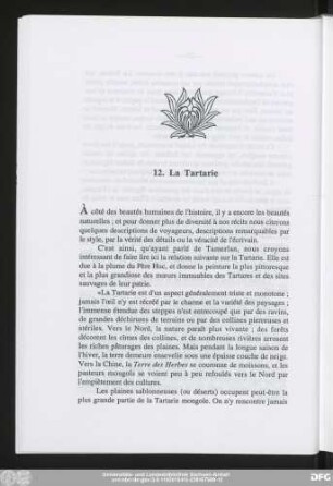 12. La Tartarie