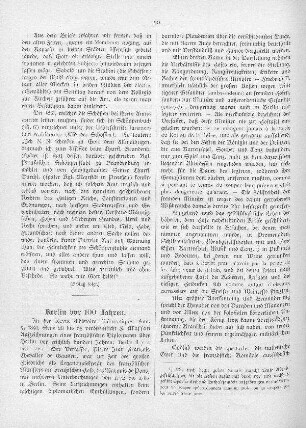 Berlin vor 100 Jahren