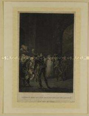 Friedrich II. in Lissa nach der Schlacht bei Leuthen