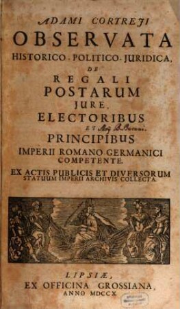 Observata ... de regali postarum jure