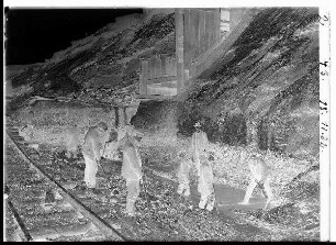 Staustufe Viereth. Baumaßnahmen. Aufnahme nicht näher beschreibbar.