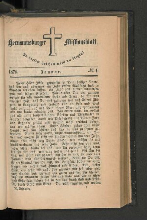 No. 1. Januar. 1878.