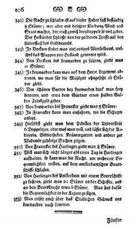 Fünfter Brief. Von Amsterdam, Leiden, Haag, Delft, Rotterdam und Dordrecht