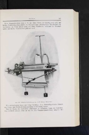 Abb. 197 Schlauchschloßstrickmaschine. G. F. Grosser, Markersdorf