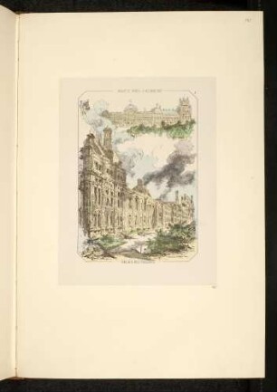 Avant et aprés l'incendie 1871
