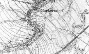 Markersdorf. Meßtischblatt, Sekt. Görlitz, 1886