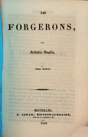 Les forgerons, 2