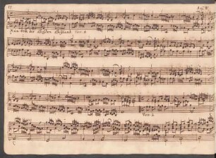 Nun komm der Heiden Heiland. Auszüge (Vers 1-2); org; a-Moll