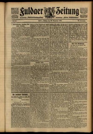 Ausgabe vom Freitag, den 23. November 1906.