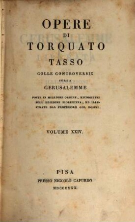 La Gerusalemme liberata : con illustrazioni, 1