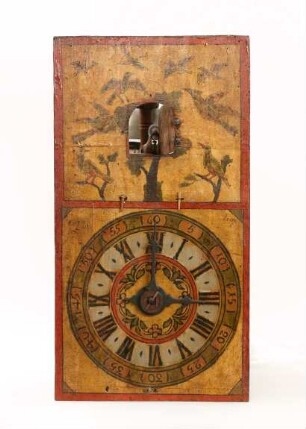 Holzräderuhr mit Kuckuck, wohl Schwarzwald, um 1760