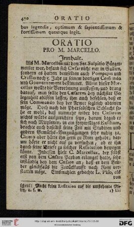 Oratio pro M. Marcello