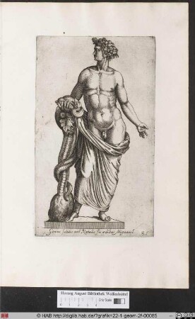 Statue des Bacchus.