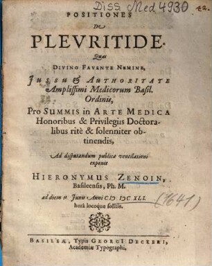 Positiones De Plevritide