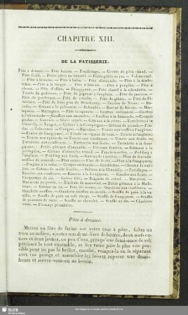 Chapitre XIII. De La Patisserie
