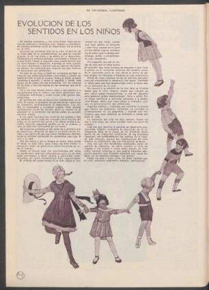 Evolución de los sentidos en los niños