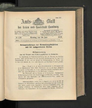 No. 179, 30. Juli 1916