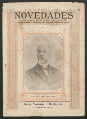 [Retrato de] Sr. Dr. José Salvador Cavero, Fiscal de la Excma. Corte Suprema