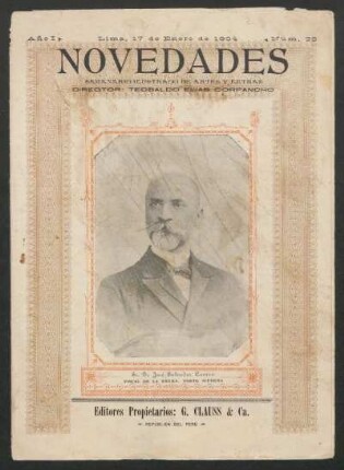 [Retrato de] Sr. Dr. José Salvador Cavero, Fiscal de la Excma. Corte Suprema