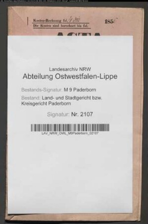 Erblasser: Desinger, Catharina, geb. Pieper: