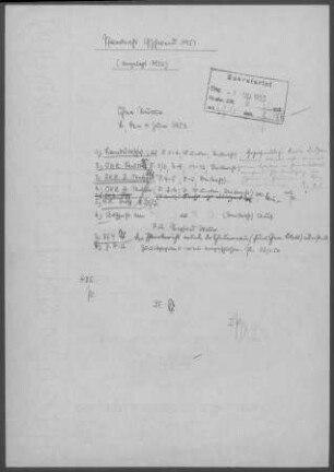 Gschwend: Pfarrbericht 1951
