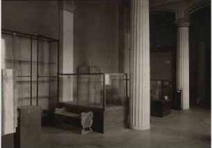 Schutzmaßnahmen im Ethnographischen Saal im Neuen Museum