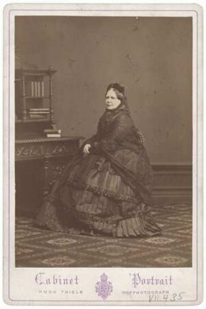 Fotografie von Herzogin Marie von Sachsen-Meiningen