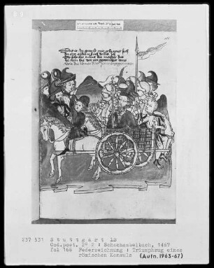 Schachzabelbuch des Konrad von Ammenhausen — Der Landvogt soll sich vor Hochmut hüten, Folio 166recto