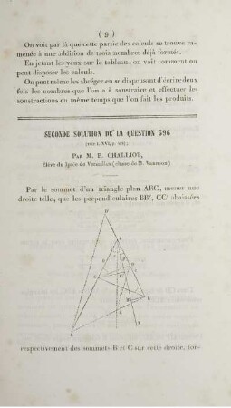 Seconde solution de la question 396.