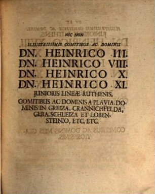 Dissertatio de officiis publicis superioribus, von hohen Ehren-Ämptern