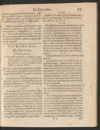 Titulus XIX. De Divortiis