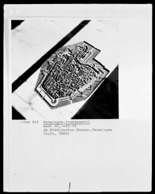 Stadtplan von Memmingen 1685-1699