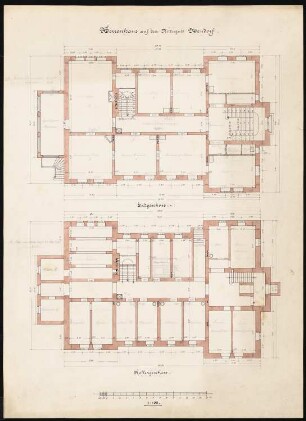 Herrenhaus für das Rittergut, Neudorf/Spree: Lageplan