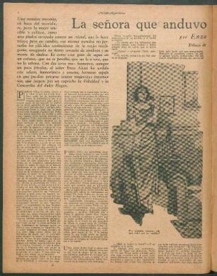 La señora que anduvo con él por Florida