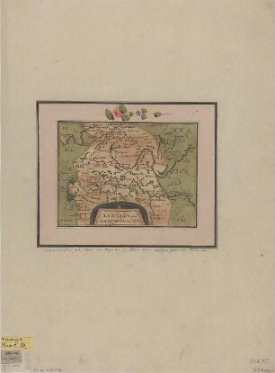 Tafel XIIIb : Karte von der Lausitz, 1:1 200 000, Kupferstich, um 1580 : Vollst. Aufnahme der Originalkt. unter Objektnr. 70402181