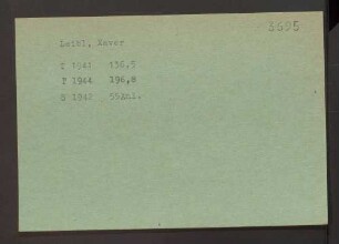 Leibl, Xaver