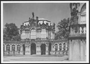 Dresden, Zwinger : Dresden-Altstadt. Zwinger (1709/1728; M. D. Pöppelmann). Wallpavillon